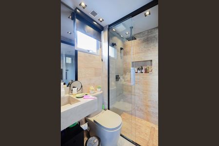 Apartamento à venda com 80m², 1 quarto e 1 vagaBanheiro da suíte