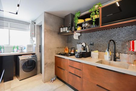 Apartamento à venda com 80m², 1 quarto e 1 vagaCozinha e área de serviço