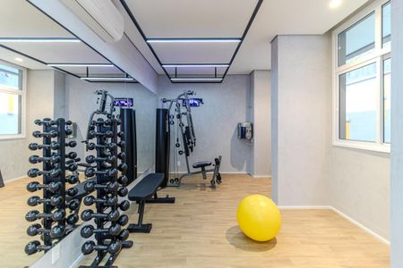 Apartamento para alugar com 30m², 1 quarto e sem vagaAcademia