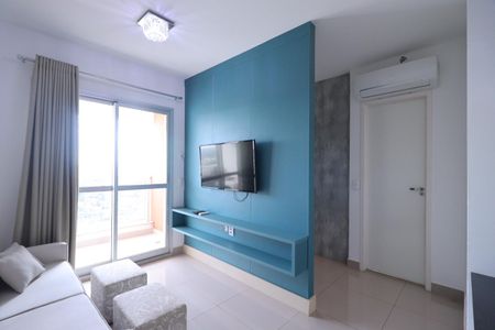 Sala de apartamento para alugar com 1 quarto, 37m² em Ribeirânia, Ribeirão Preto