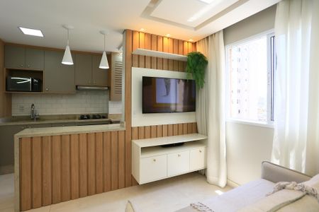Sala de apartamento à venda com 2 quartos, 37m² em Paraíso do Morumbi, São Paulo