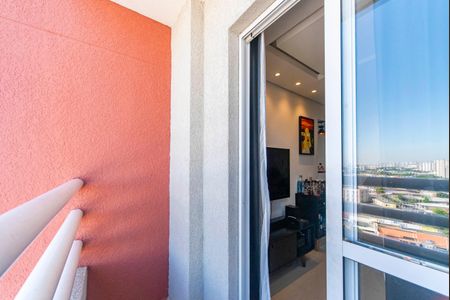 Varanda da Sala de apartamento à venda com 2 quartos, 50m² em Parque Industriario, Santo André