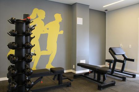 Apartamento à venda com 36m², 2 quartos e 1 vaga Apartamento à venda com 36m², 2 quartos e 1 vagaÁrea comum - Academia