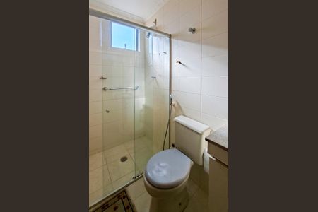 Banheiro da Suíte de apartamento à venda com 3 quartos, 78m² em Santa Efigênia, Belo Horizonte