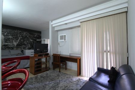 Sala/Cozinha de apartamento para alugar com 1 quarto, 37m² em Indianópolis, São Paulo