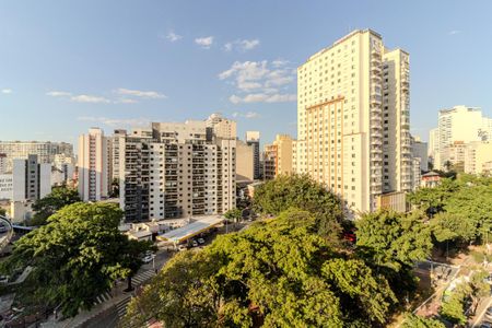 Vista Varanda do Studio de kitnet/studio para alugar com 1 quarto, 33m² em República, São Paulo