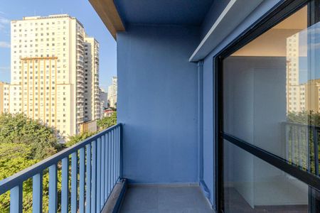 Varanda do Studio de kitnet/studio para alugar com 1 quarto, 33m² em República, São Paulo