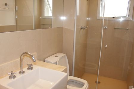 Apartamento para alugar com 60m², 1 quarto e 2 vagasBanheiro da Suíte