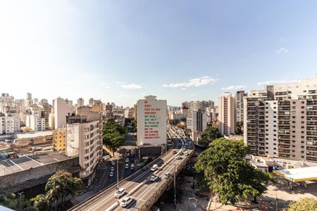 Vista Varanda do Studio de kitnet/studio para alugar com 1 quarto, 33m² em República, São Paulo