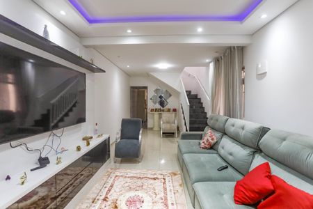 Sala  de casa à venda com 5 quartos, 261m² em Piraporinha, Diadema