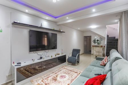 Sala  de casa à venda com 5 quartos, 261m² em Piraporinha, Diadema