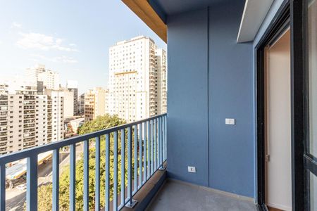Varanda Studio de kitnet/studio para alugar com 1 quarto, 33m² em República, São Paulo