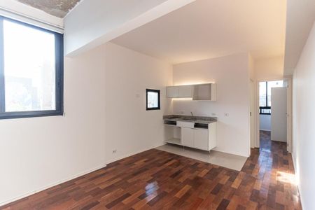 Sala/Cozinha de apartamento para alugar com 1 quarto, 40m² em República, São Paulo