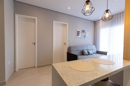 Sala de apartamento à venda com 1 quarto, 40m² em Vila Regente Feijó, São Paulo