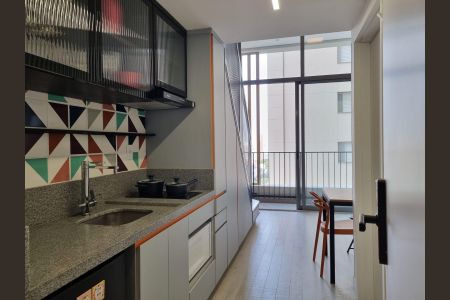 Studio à venda com 32m², 1 quarto e sem vagaCozinha