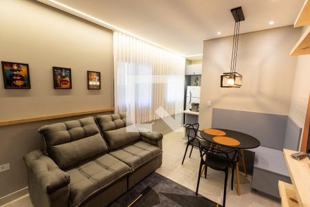 Sala de apartamento à venda com 1 quarto, 40m² em Vila Regente Feijó, São Paulo