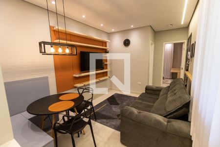 Sala de apartamento à venda com 1 quarto, 40m² em Vila Regente Feijó, São Paulo