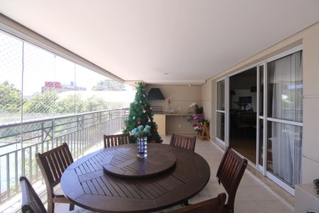 Varanda gourmet de apartamento à venda com 3 quartos, 170m² em Jardim, Santo André