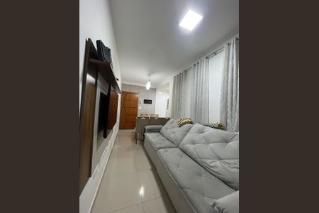 Sala de apartamento à venda com 2 quartos, 55m² em Jardim Paraiso, Santo André