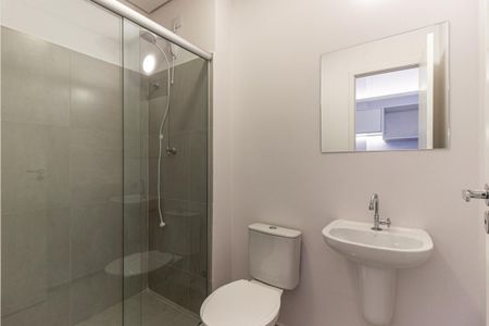 Studio para alugar com 27m², 1 quarto e sem vaga Studio para alugar com 27m², 1 quarto e sem vagaBanheiro