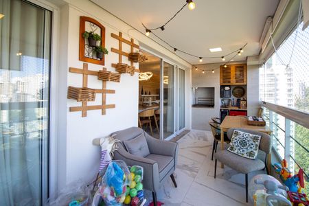 Varanda gourmet de apartamento para alugar com 4 quartos, 113m² em Vila Andrade, São Paulo
