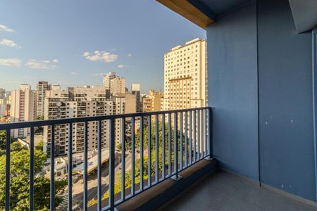 Varanda de kitnet/studio para alugar com 1 quarto, 33m² em República, São Paulo