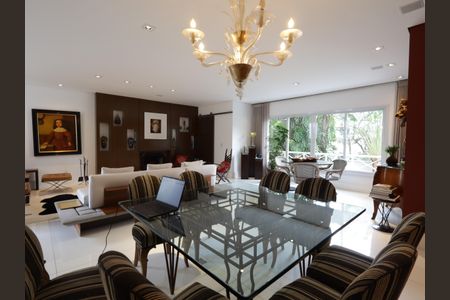 Casa de condomínio à venda com 420m², 4 quartos e 7 vagasSala