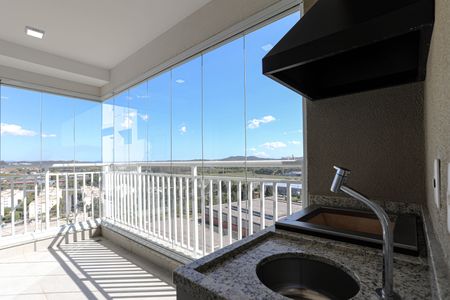 Varanda gourmet de apartamento para alugar com 3 quartos, 92m² em Cezar de Souza, Mogi das Cruzes