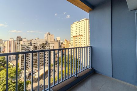 Studio para alugar com 33m², 1 quarto e sem vagaVaranda