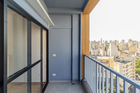 Varanda de kitnet/studio para alugar com 1 quarto, 33m² em República, São Paulo