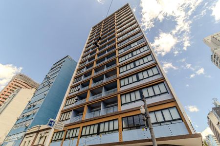 Studio para alugar com 27m², 1 quarto e sem vaga Studio para alugar com 27m², 1 quarto e sem vagaFachada