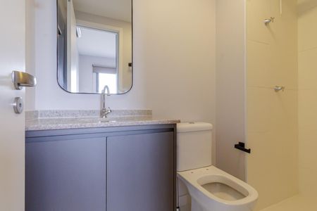 Studio para alugar com 27m², 1 quarto e sem vagaBanheiro da Suíte