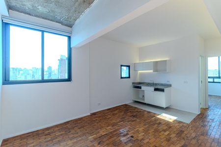 Sala de apartamento para alugar com 1 quarto, 40m² em República, São Paulo