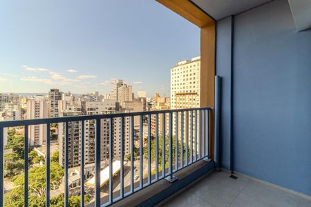 Varanda de kitnet/studio para alugar com 1 quarto, 33m² em República, São Paulo