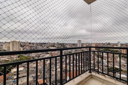 Varanda da Sala de apartamento para alugar com 2 quartos, 50m² em Jardim Itacolomi, São Paulo