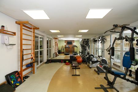 Apartamento para alugar com 50m², 1 quarto e 1 vaga Apartamento para alugar com 50m², 1 quarto e 1 vagaÁrea Comum - Academia