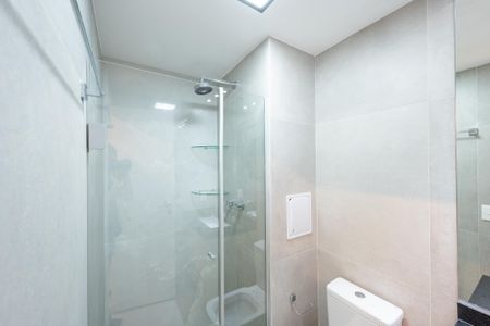 Banheiro Social de apartamento para alugar com 1 quarto, 29m² em Vila Clementino, São Paulo