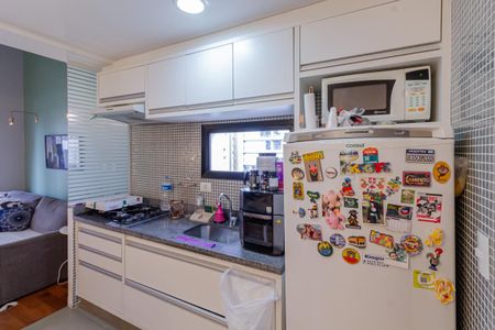 Cozinha de apartamento à venda com 1 quarto, 52m² em Moema, São Paulo