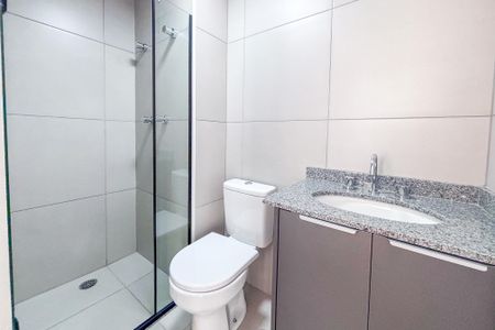 Studio para alugar com 35m², 1 quarto e sem vaga Studio para alugar com 35m², 1 quarto e sem vagaBanheiro Social