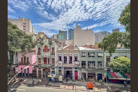 Vista Sala de apartamento à venda com 2 quartos, 70m² em Lapa, Rio de Janeiro