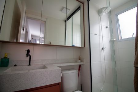 Apartamento para alugar com 29m², 1 quarto e sem vaga Apartamento para alugar com 29m², 1 quarto e sem vagaBanheiro da Suíte
