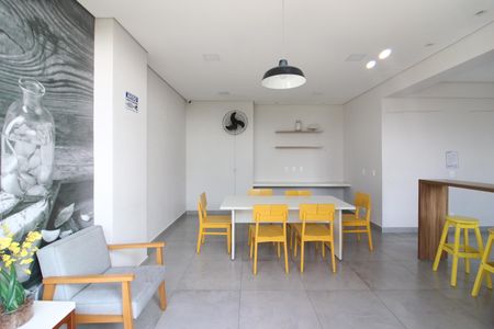 Apartamento para alugar com 49m², 2 quartos e 1 vagaÁrea comum - Salão de festas