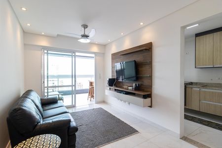 Sala de apartamento para alugar com 3 quartos, 116m² em Vila Tupi, Praia Grande