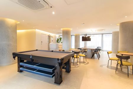 Apartamento à venda com 28m², 1 quarto e sem vagaSalão de jogos