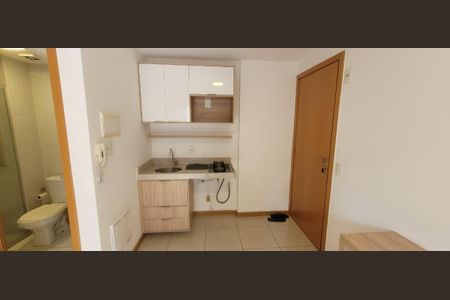 Cozinha de kitnet/studio para alugar com 1 quarto, 29m² em Zona Industrial (guará), Brasília
