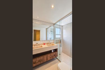 Apartamento à venda com 113m², 3 quartos e 2 vagasBanheiro da suíte 1