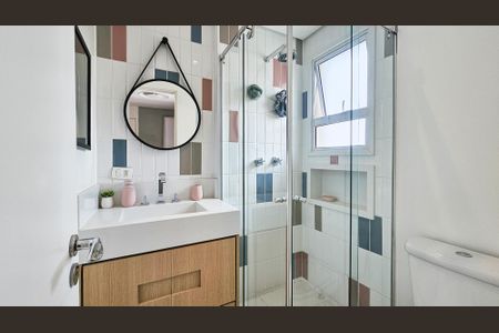 Apartamento à venda com 113m², 3 quartos e 2 vagasBanheiro da suíte 3