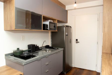 Studio para alugar com 36m², 1 quarto e sem vaga Studio para alugar com 36m², 1 quarto e sem vagaCozinha