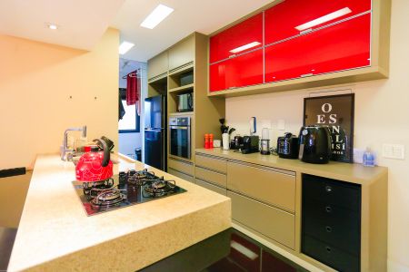 cozinha de apartamento à venda com 2 quartos, 58m² em Butantã, São Paulo