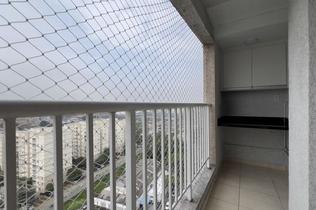 Varanda da Sala de apartamento para alugar com 2 quartos, 46m² em Vila Itapegica, Guarulhos
